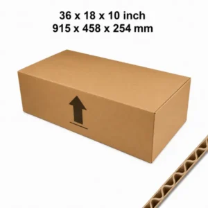 Large Removal Boxes 36x18x10 Layflat Clothing Box