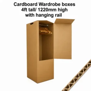 Wardrobe Boxes 4ft 48" Tall Clothes Box